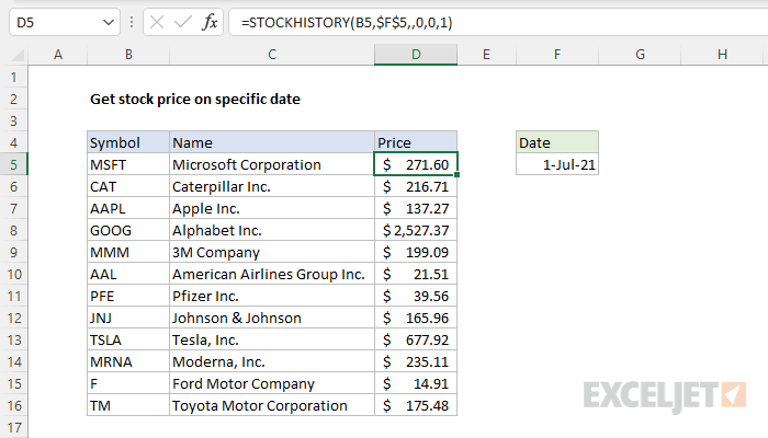 get-stock-price-on-specific-date-excel-formula-exceljet